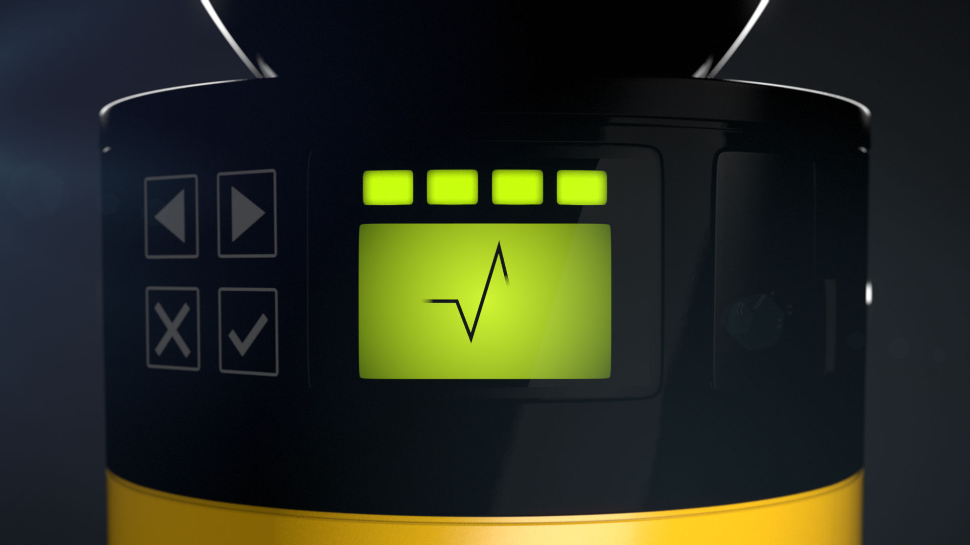 SICK microScan3: Display