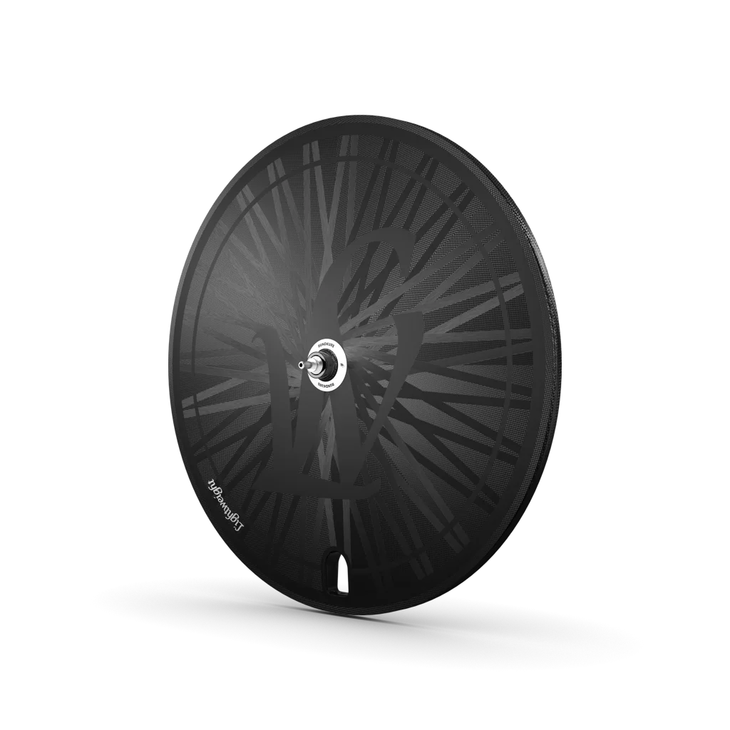 Produktvisualisierung: 3D-Rendering des Rundkurs Laufrades, Perspektivansicht.