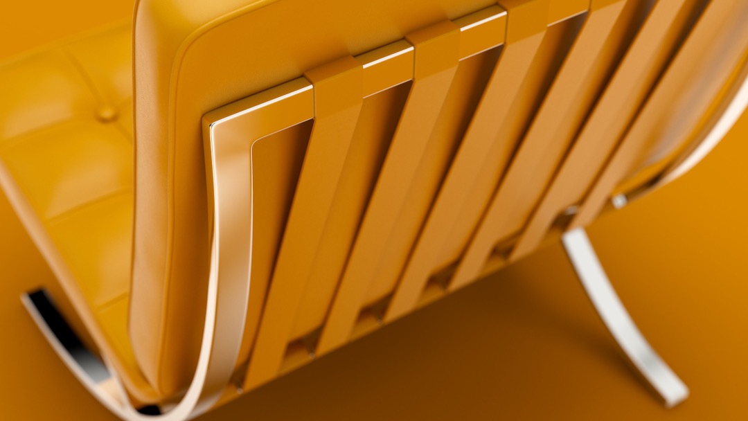 Barcelona Chair Detail Back