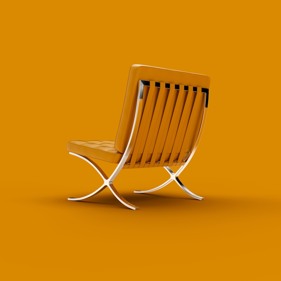 Barcelona Chair Perspektive Back