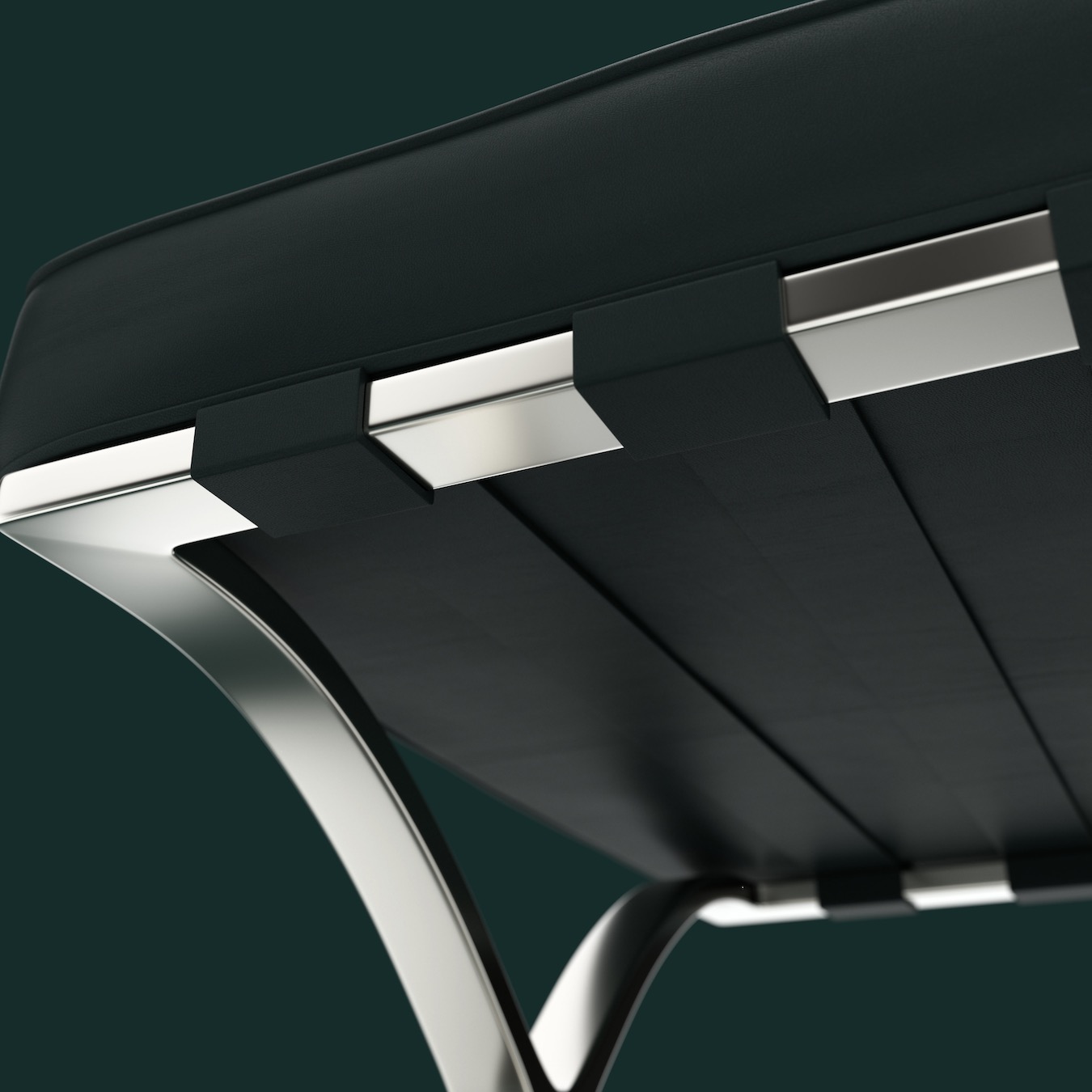 Barcelona Hocker Detail Riemen